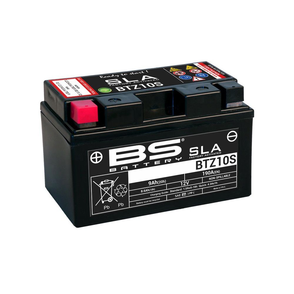 Batterie BS BATTERY BTZ10S SLA sans entretien activée usine