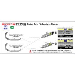 Collecteur Arrow Racing titane, Honda CRF 1100 L Africa Twin 2020-23