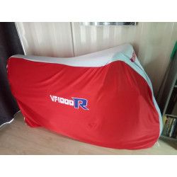 Housse de protection intérieur Honda VF1000R rouge/blanc