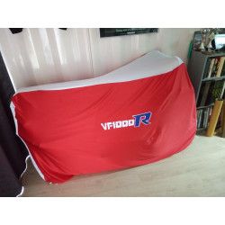 Housse de protection intérieur Honda VF1000R rouge/blanc