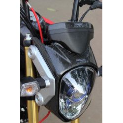 Capot tour de phare en carbone, Honda 125 MSX