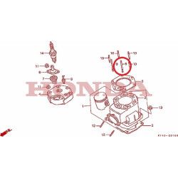 Goujon de cylindre A (7x70), Honda 125 NSR jc22