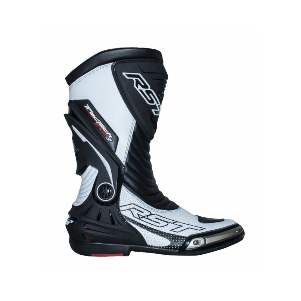 Bottes RST TracTech Evo 3 CE cuir - blanc taille 41