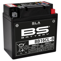 Batterie BS BATTERY SLA sans entretien activé usine - BB16CL-B