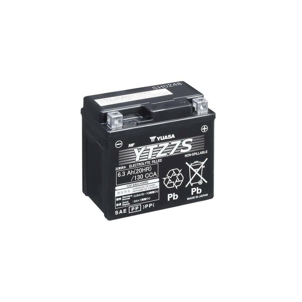 Batterie YUASA W/C sans entretien activé usine - YTZ7S