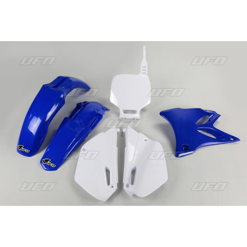 Kit plastique UFO couleur origine bleu/blanc Yamaha YZ85