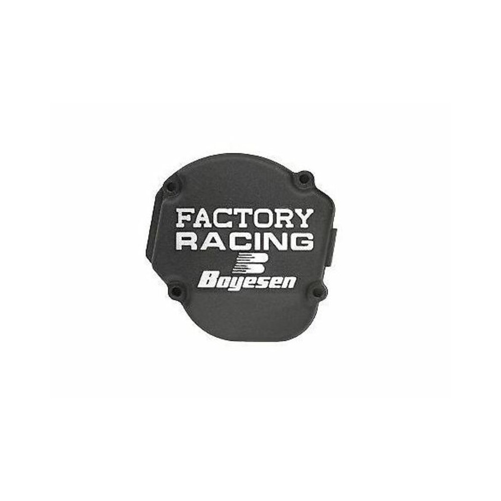 Couvercle d'allumage BOYESEN Factory Racing noir Yamaha YZ125