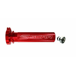Barillet de gaz SCAR alu + roulement rouge Honda