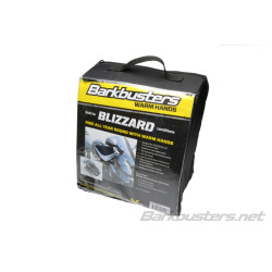 Kit protège-mains BARKBUSTERS BBZ Blizzard/conditions hivernales Multi-Fit tissus noir