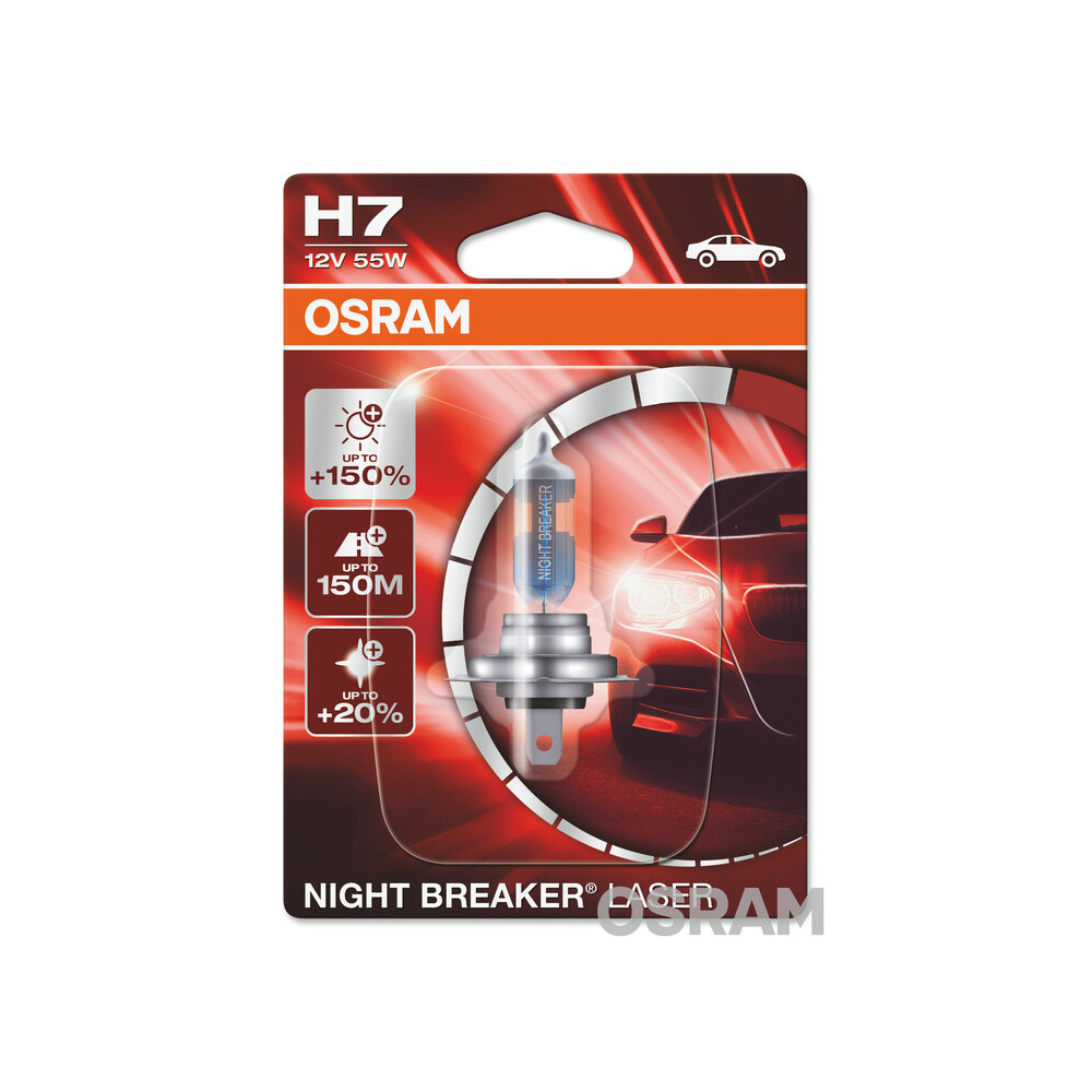 Ampoule OSRAM Night Breaker Laser H7 12V 55W - x1