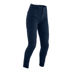Jean RST x Kevlar® Jegging CE textile renforcé femme - bleu indigo taille M court