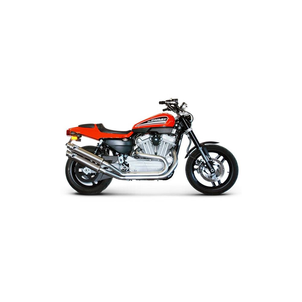 Silencieux Termignoni carbone rond, Harley Davidson XR 1200 R 08-11