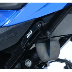 Cache-orifice repose-pieds arrière R&G RACING gauche type origine - noir Kawasaki