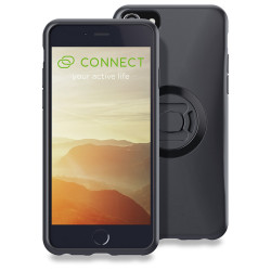 Pack complet SP-CONNECT Moto Bundle fixé sur guidon iPhone 8/7/6S/6