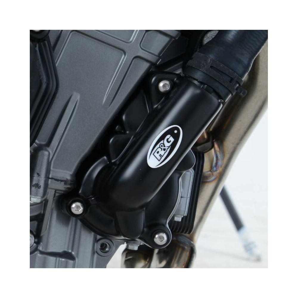 Couvre-carter droit (pompe à eau) R&G RACING noir KTM Duke 790