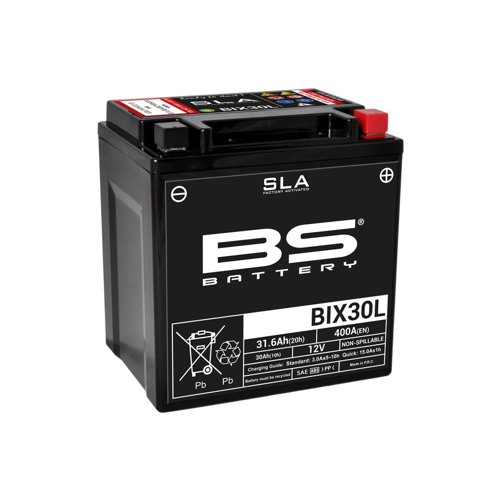 Batterie BS BATTERY SLA sans entretien activé usine - BIX30L