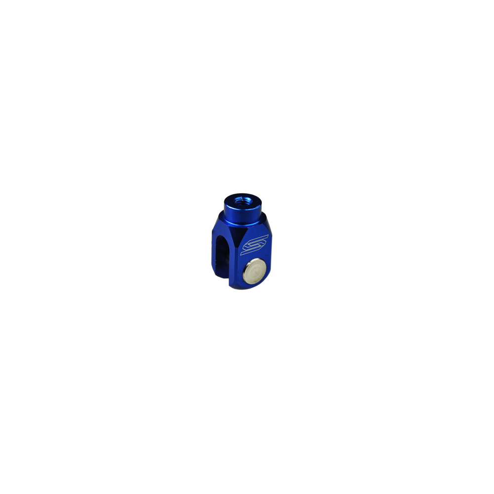 Chape de réglage de frein arrière SCAR alu bleu