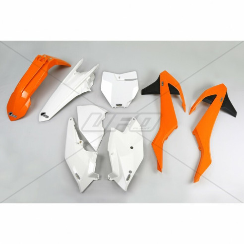 Kit plastique UFO couleur origine (2016) orange/blanc/noir KTM
