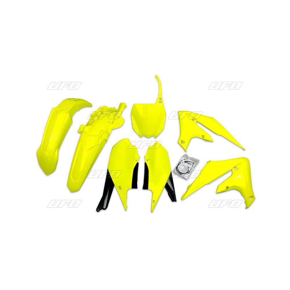 Kit plastique UFO jaune fluo Yamaha YZ450F