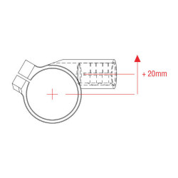 Guidons bracelet LIGHTECH +20mm - 10°