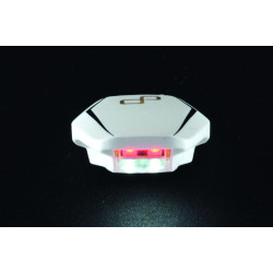 Eclairage de plaque LED LIGHTECH Python couvercle blanc entraxe 26mm