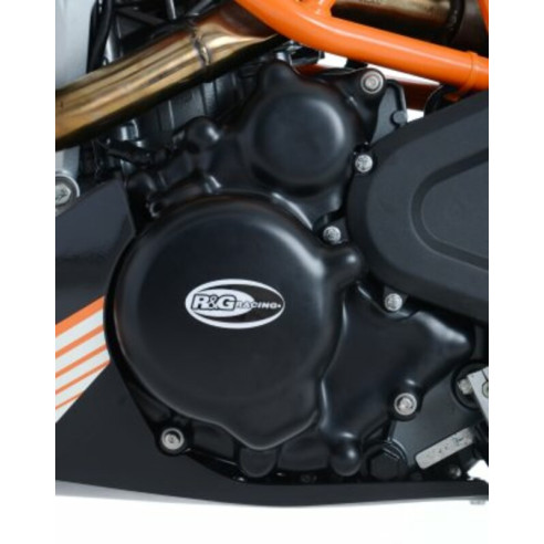 Couvre carter R&G RACING gauche noir KTM 390 Duke