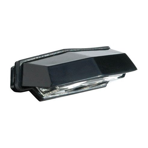 Eclairage de plaque 4 LED noir horizontal E11 EDP05