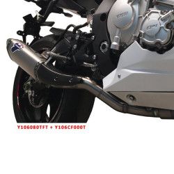 Echappement Termignoni Titane embout carbone, Yamaha R1 2015-19