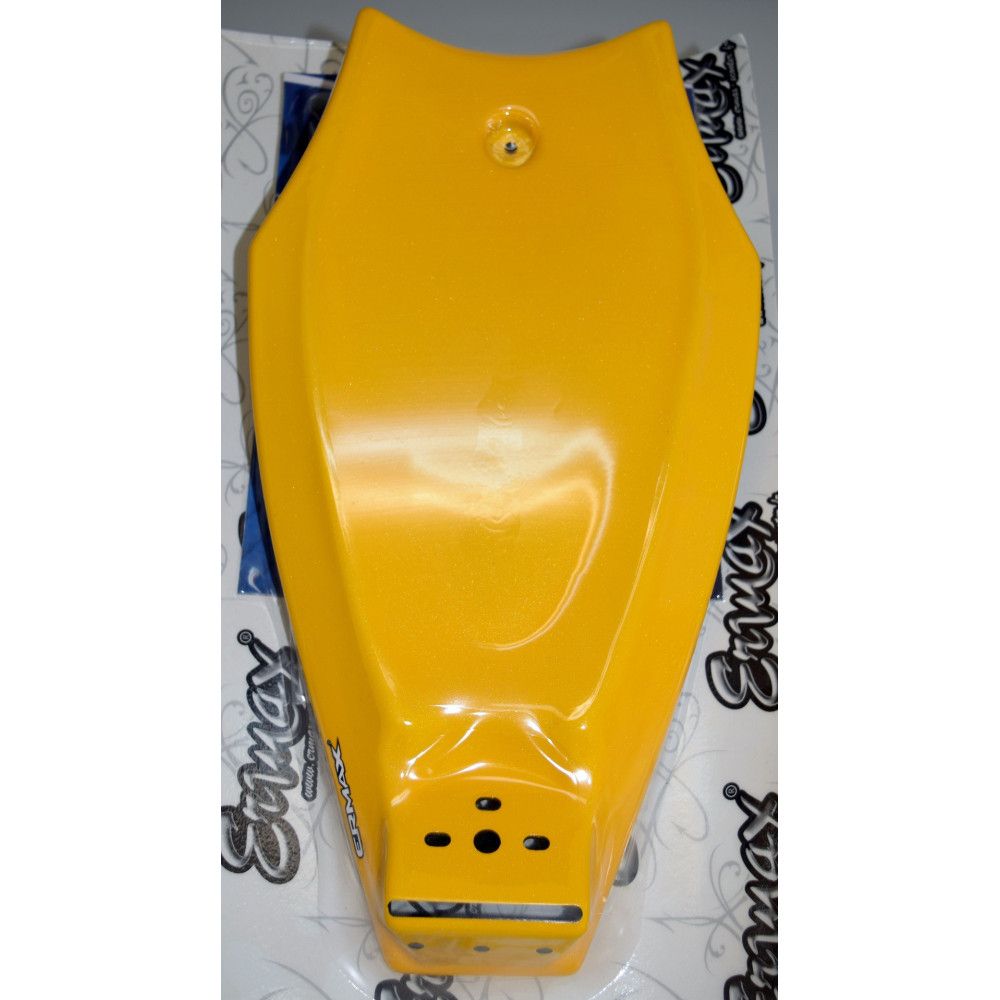 Déstockage Passage de roue jaune [Y217] + Support plaque Ermax, Honda CB 650 F 2014-16