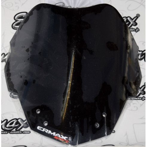 Déstockage Saute vent Haute Protection + 10cm Noir Foncé  Ermax , KTM 125/200 DUKE 2011-2016