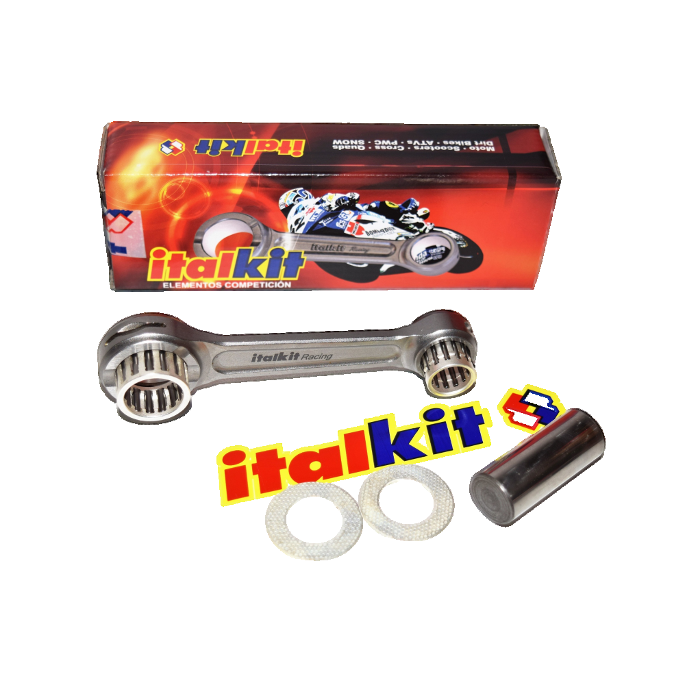 Kit bielle Italkit Racing compétition +5mm Aprilia 125 moteur rotax 122 123